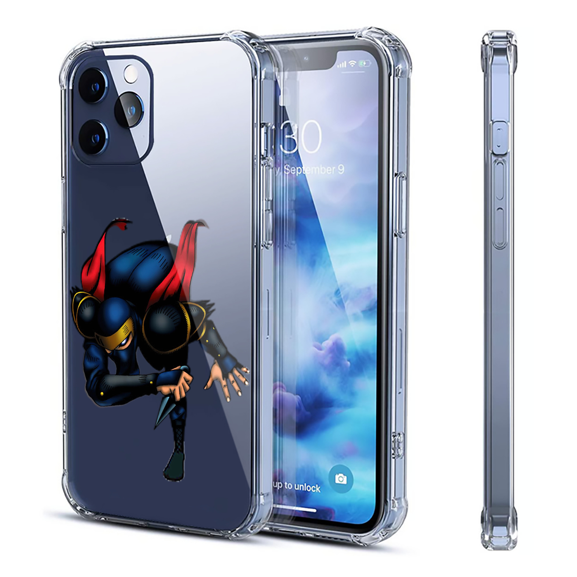 （画像用） 遊☆戯☆王 Yu-Gi-Oh! 【iPhone 12シリーズ対応】透明スマホケース（クリアソフトケース）